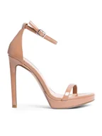 Sandały damskie - Steve Madden Sandały Milano Sandal SM11000943-02002-250 Brązowy - miniaturka - grafika 1