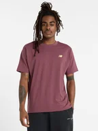 Koszulki męskie - T-shirt męski długi New Balance Sport Essentials Logo MT41580 XL Bordowy (197967283017). T-shirty męskie - miniaturka - grafika 1