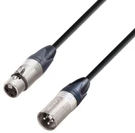 Akcesoria do nagłośnienia - Adam Hall Cables 5 Star Series - AES/EBU Cable Neutrik 110 Ohm Digital Audio XLR męskie / XLR żeńskie 3 m przewód AES/EBU K5DMF0300 - miniaturka - grafika 1