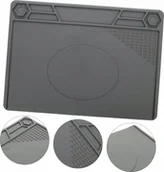 Narzędzia sieciowe - Geko Mata serwisowa silikonowa do lutowania 350x220mm 100 - miniaturka - grafika 1