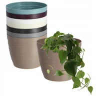 Donice - Doniczka Osłonka Donica Na Kwiaty 11Cm Kolory - miniaturka - grafika 1