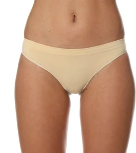 Brubeck Stringi damskie TH00182A Comfort Cotton beżowe r. L - Bielizna sportowa damska - miniaturka - grafika 1