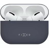 Akcesoria do słuchawek - Fixed Etui Silky do Apple AirPods Pro 2, granatowe - miniaturka - grafika 1