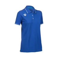 Koszulki sportowe damskie - Koszulka damska na basen Arena Women`s Team Poloshirt Solid Cotton - miniaturka - grafika 1