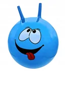 Skoczki dla dzieci - Kolorowa Piłka Skoczek Piłka Skacząca z Uszami Piłka do Skakania 60cm - miniaturka - grafika 1