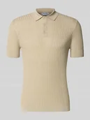 Koszulki męskie - Koszulka polo o kroju slim fit z mieszanki wiskozy - miniaturka - grafika 1