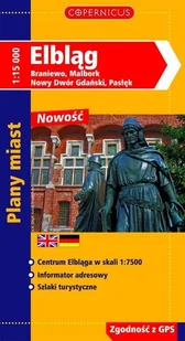 Elbląg. Plan miasta 1:15 000 - Mapy i plansze edukacyjne - miniaturka - grafika 1