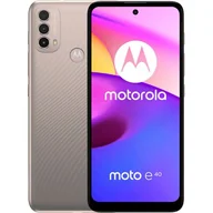 Telefony komórkowe - Motorola Moto E40 4GB/64GB Dual Sim Różowy - miniaturka - grafika 1