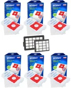 Worki do odkurzaczy - Worki do odkurzacza Amica BAGIO Eco 24 szt+ Filtry do odkurzacza ORYGINALNE - miniaturka - grafika 1