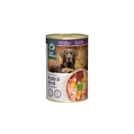 Mokra karma dla psów - Pure Nature Dog Pute Rind - indyk i wołowina z marchewką i fenkułem dla dorosłych psów 400 g - miniaturka - grafika 1