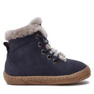 Buty dla dziewczynek - Trzewiki Froddo Minni Suede Laces G2110140-4 S Niebieski - miniaturka - grafika 1