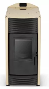 Piec kominek kocioł na pellet 4,3-14,3kW z płaszczem wodnym 2,4-12,2kW (kolor: beż) - spełnia anty-smogowy EkoProjekt 99681705 - Piece wolnostojące - miniaturka - grafika 4