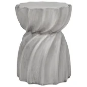 Ławy i stoliki kawowe - Stolik pomocniczy szary ALGUA - miniaturka - grafika 1