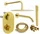 Mexen Kai DR70 zestaw wannowo-prysznicowy podtynkowy z deszczownicą 30 cm, złoty - 77602DR70301-50