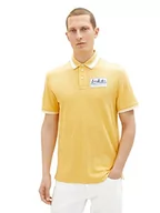 Koszulki męskie - TOM TAILOR Męska koszulka polo 1036340, 16719-Corn Yellow, S, 16719 - żółty kukurydziany, S - miniaturka - grafika 1