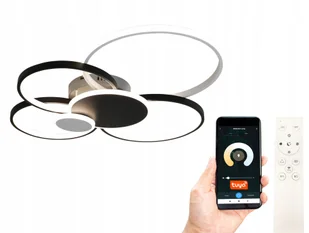 Lampa sufitowa Led Smart Home okrąg ring 80cm Tuya - Lampy sufitowe Lampa sufitowa Led Smart Home okrąg ring 80cm Tuya - Lampy sufitowe - miniaturka - grafika 1