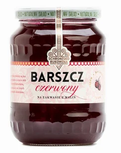 Barszcz czerwony z zakwasem z malin WEGEtariański Schronisko Bukowina - Zupy w płynie - miniaturka - grafika 1