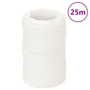 Linka żeglarska, biała jednolita, 2 mm, 25 m, polipropylen - Żeglarstwo - miniaturka - grafika 1