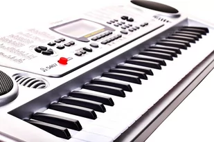 Organy Pianinko Keyboard + Mikrofon Zasilacz 54K - Instrumenty muzyczne dla dzieci - miniaturka - grafika 1