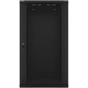 Szafy rack - Lanberg Szafa 19" 22U, 600x600, czarna FLAT PACK WF01-6622-10B - miniaturka - grafika 1