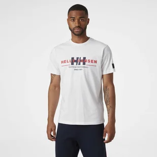 Męska Koszulka HELLY HANSEN RWB GRAPHIC T-SHIRT 53763_001 – Biały - Koszulki męskie - miniaturka - grafika 1