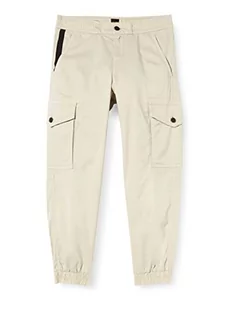 Spodnie męskie BOSS, Jasny beżowy271, 56 - Spodnie męskie - miniaturka - grafika 1