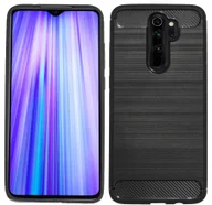 Etui i futerały do telefonów - cofi1453® Silicone Case Carbon kompatybilny z XIAOMI REDMI NOTE 8 PRO TPU Case Miękkie etui na telefon komórkowy Pokrowiec ochronny Czarny - miniaturka - grafika 1