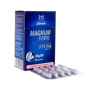 NATUR PRODUK Zdrovit magnum forte 375 mg x 30 kaps - Suplementy naturalne - miniaturka - grafika 2