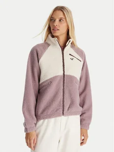 Roxy Polar Waves Of Warmth ERJPF03242 Fioletowy Regular Fit - Bluzy damskie - miniaturka - grafika 1