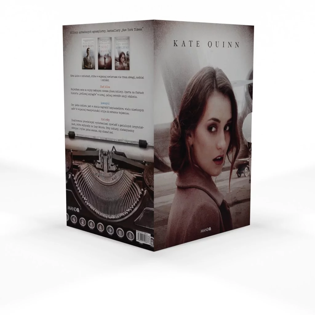 Mando Pakiet: Kod róży/ Łowczyni/ Sieć Alice - Kate Quinn