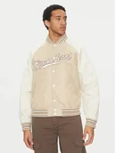 Kurtki męskie - Guess Jeans Kurtka bomber M5GL32 WHAA2 Écru Regular Fit - miniaturka - grafika 1