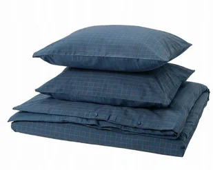 Ikea DOFTAKLEJA Komplet pościeli granatowy 200x200/50x60 pościel - Pościel Ikea DOFTAKLEJA Komplet pościeli granatowy 200x200/50x60 pościel - Pościel - miniaturka - grafika 1