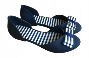 BUTY BALERINY LOFT37 kokarda guma GRANAT *39 - Baleriny - miniaturka - grafika 1