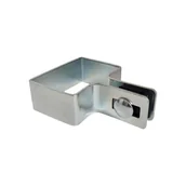 Akcesoria do ogrodzeń - Obejma słupka końcowa ocynkowana - 4 x 6 cm - miniaturka - grafika 1