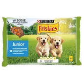 Mokra karma dla psów - Friskies Dog Szczenięta Kurczak i marchewka w sosie Saszetka 100g 13061 - miniaturka - grafika 1