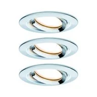 Oprawy, klosze i abażury - Paulmann Zest OW Nova Plus Coin ści IP65 okr wychLED 3x6,8W 633lm 2700K Chrom/Alu 93684 - miniaturka - grafika 1