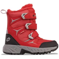 Buty dla chłopców - LOTTO Półdługie buty dziecięce Pinecreek Tex K uniseks, red silver, 28 EU - miniaturka - grafika 1