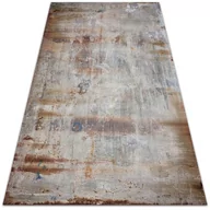 Dywany - Modny winylowy dywan wewnętrzny Metal rdza 100x150 cm - miniaturka - grafika 1