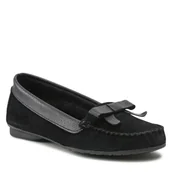 Mokasyny damskie - Mokasyny Filipe 4097 Czarny - miniaturka - grafika 1