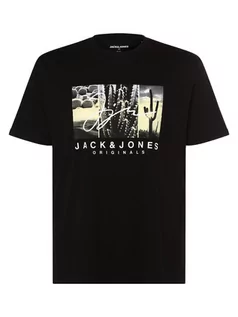 Koszulki męskie - Jack & Jones - T-shirt męski  JORSplash  duże rozmiary, czarny - grafika 1