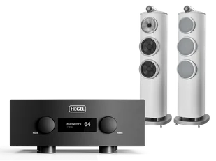Hegel H600 (czarny) + 804 D4 (biały) - Zestawy stereo - miniaturka - grafika 1