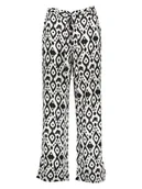 Spodnie sportowe damskie - ONLY Spodnie w kolorze kremowo-czarnym - miniaturka - grafika 1