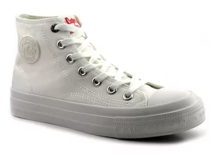 Wysokie trampki damskie Lee Cooper 21-31-0039L, białe - Trampki damskie - miniaturka - grafika 1