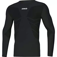 Odzież sportowa dziecięca - Jako Comfort 2.0 Longsleeve bluza dziecięca, czarna, 3XS - miniaturka - grafika 1