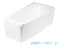 Wanny - Besco Luna 150x80cm wanna asymetryczna prawa + obudowa + syfon - miniaturka - grafika 1