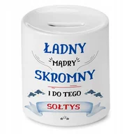 Skarbonki - Skarbonka Dla Sołtysa na Urodziny Imieniny Prezent z Nadrukiem ze Zdjęciem - miniaturka - grafika 1