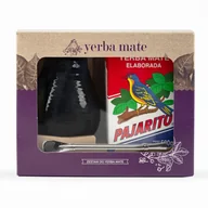 Yerba Mate - Zestaw Yerba Mate Pajarito 500g, matero czarne, bombilla - miniaturka - grafika 1