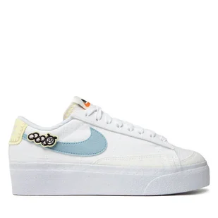 Sneakersy Nike Blazer Low Platform Se DJ6376 100 Biały - Sneakersy damskie - miniaturka - grafika 1