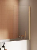 Parawany nawannowe - Parawan nawannowy New Trendy New Soleo 60x140 1-częściowy składany uniwersalny złoty szczotkowany P-0179 - miniaturka - grafika 1