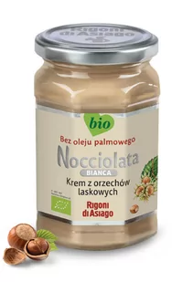 Krem czekoladowy Nocciolata BIANCA - 250g - Słodkie kremy i masła - miniaturka - grafika 1